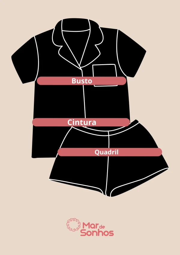 Pijama Americano Collab Anjos Colchões - Imagem 5